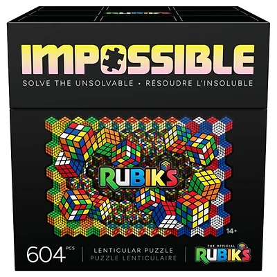 Rubiks: Impossible Lenticular Puzzle 604 PCS 