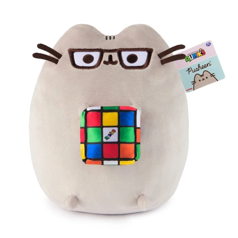 Pusheen 9" Cat with Rubik's Plush 