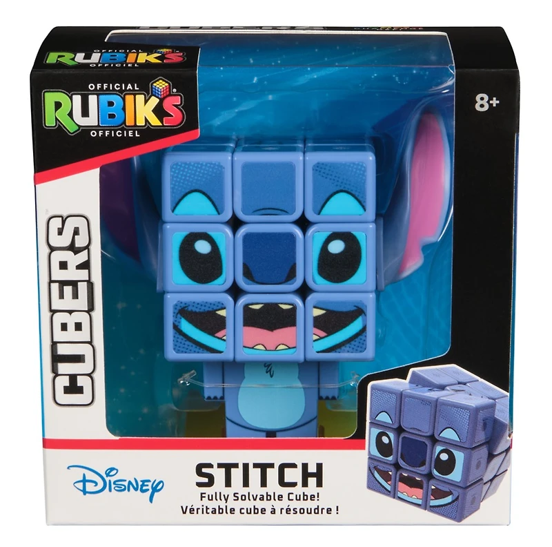 Disney Lilo and Stitch: Stitch Fully Solvable Rubiks Cube 