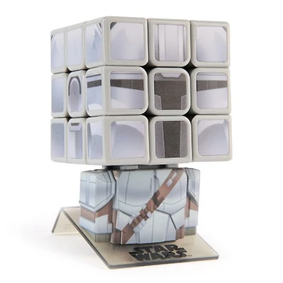 Official Rubiks: Star Wars The Mandalorian - The Mandalorian Fully Solvable Cube 