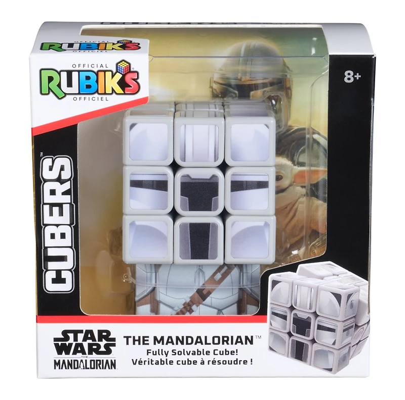 Official Rubiks: Star Wars The Mandalorian - The Mandalorian Fully Solvable Cube 