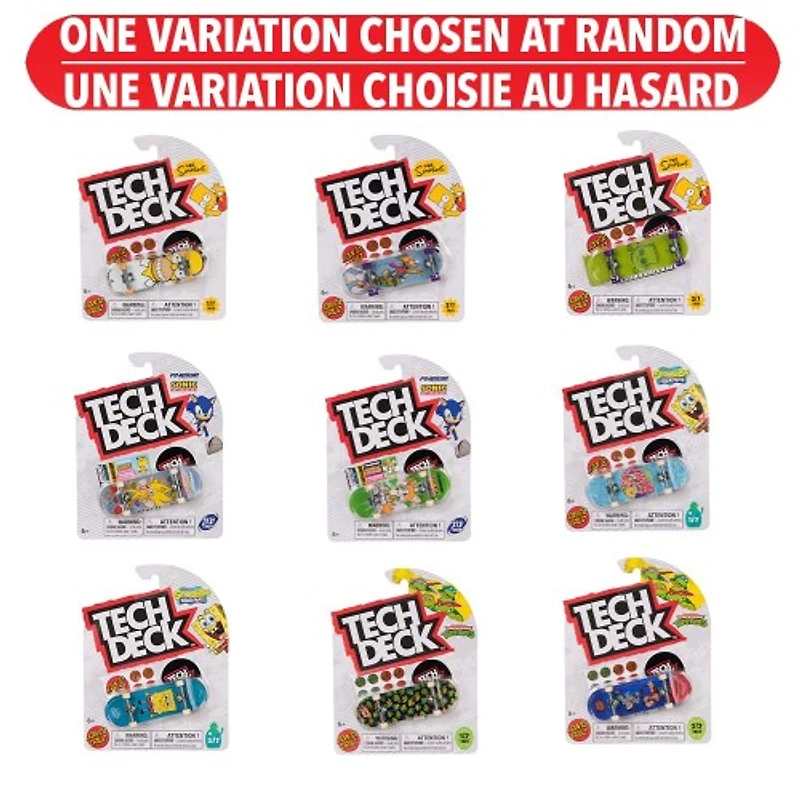 Tech Deck Single Entertainment - Assorted – One Variation Chosen at Random