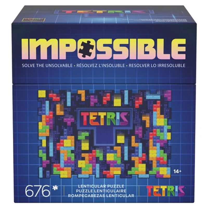 Tetris: Impossible Lenticular Puzzle - 676 Piece 