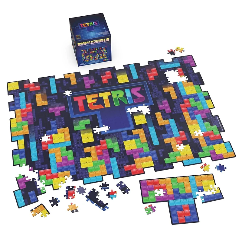 Tetris : Puzzle lenticulaire impossible - 676 ??pièces