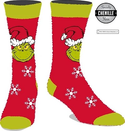 Santa Grinch Red Socks 
