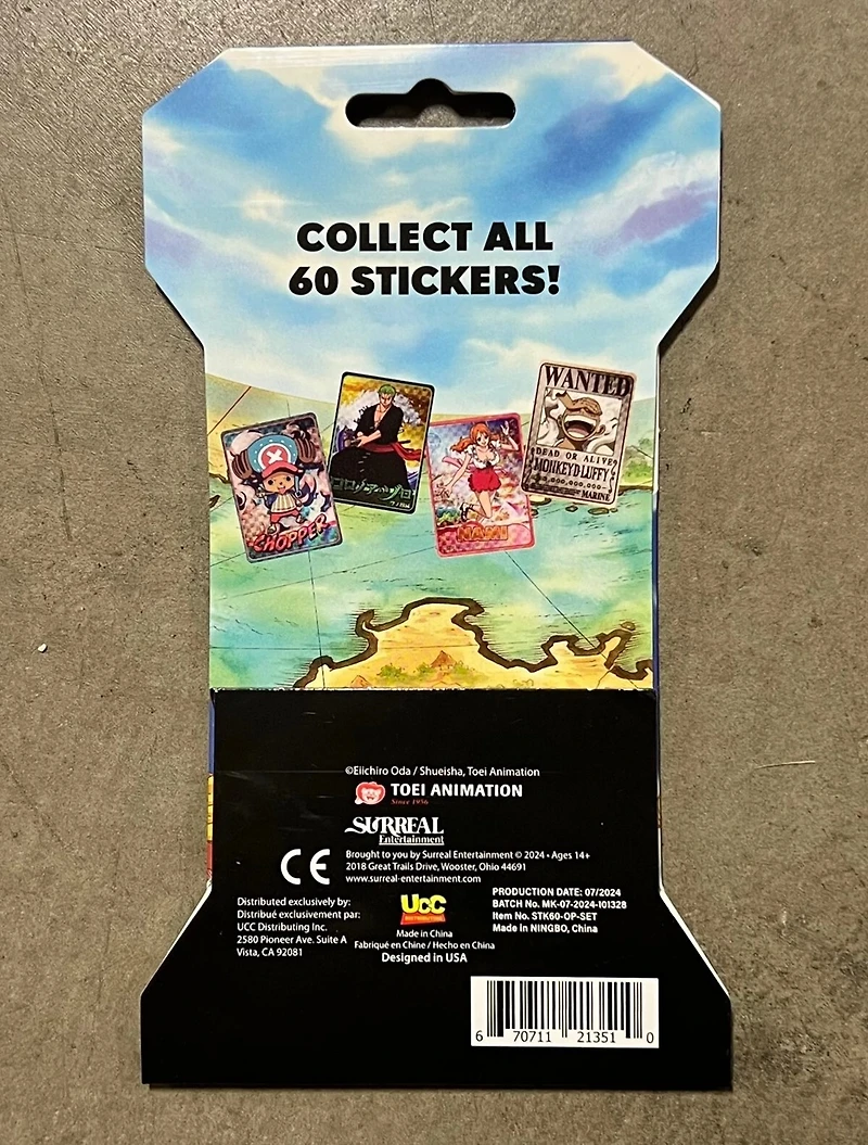 One Piece Trading Sticker Pack