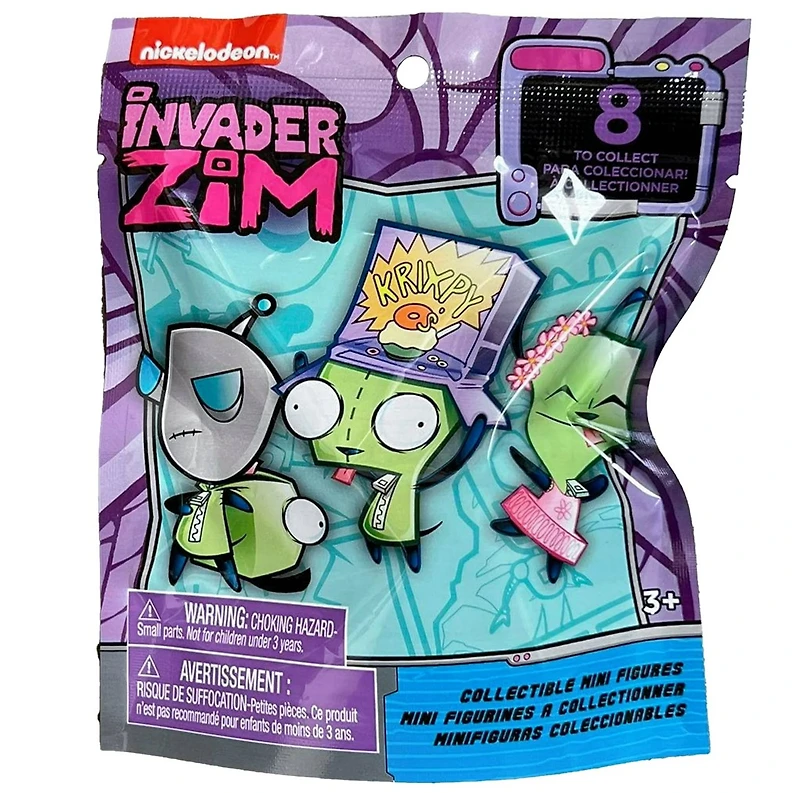 Nickelodeon Invader Zim Collectible Mini Figure Blind Bag – One Variation Chosen at Random