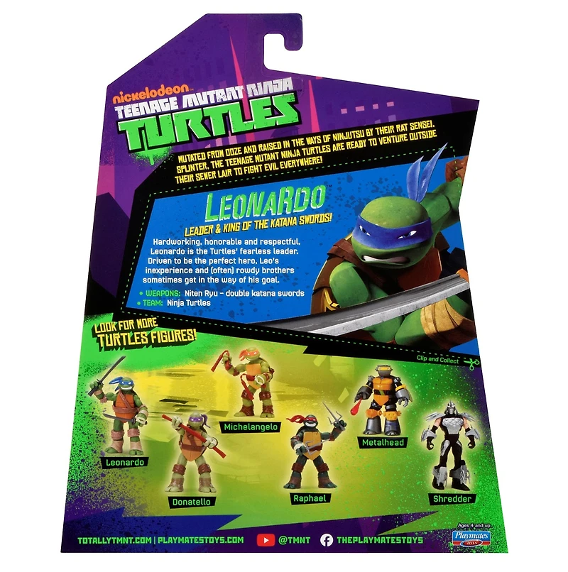 Teenage Mutant Ninja Turtles: Classic 2012 Leonardo Basic Figure 