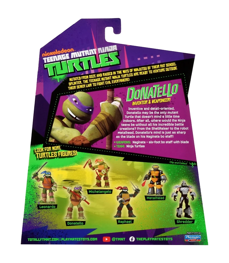 Teenage Mutant Ninja Turtles: Classic 2012 Donatello Basic Figure 