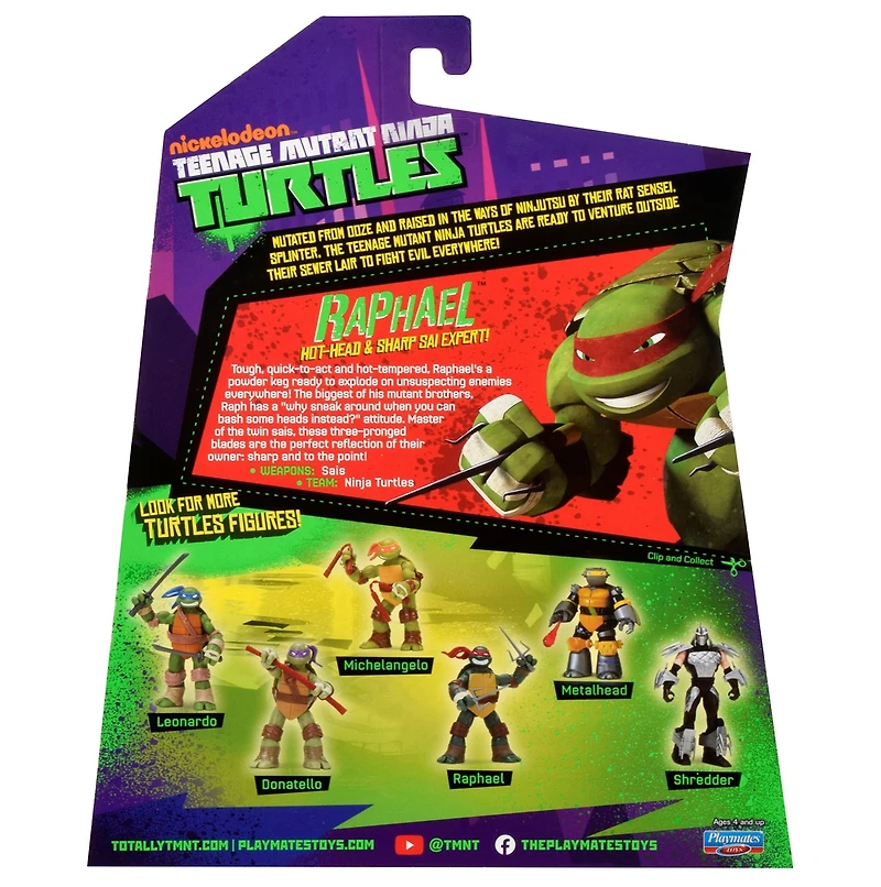 Teenage Mutant Ninja Turtles: Classic 2012 Raphael Basic Figure 
