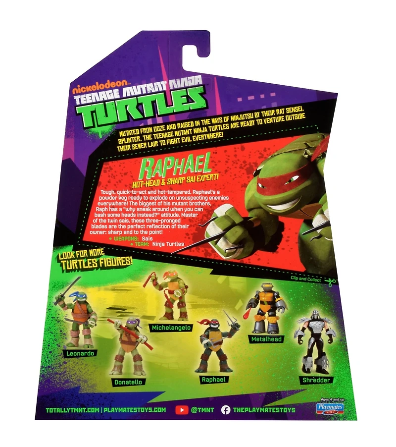 Teenage Mutant Ninja Turtles: Classic 2012 Raphael Basic Figure 