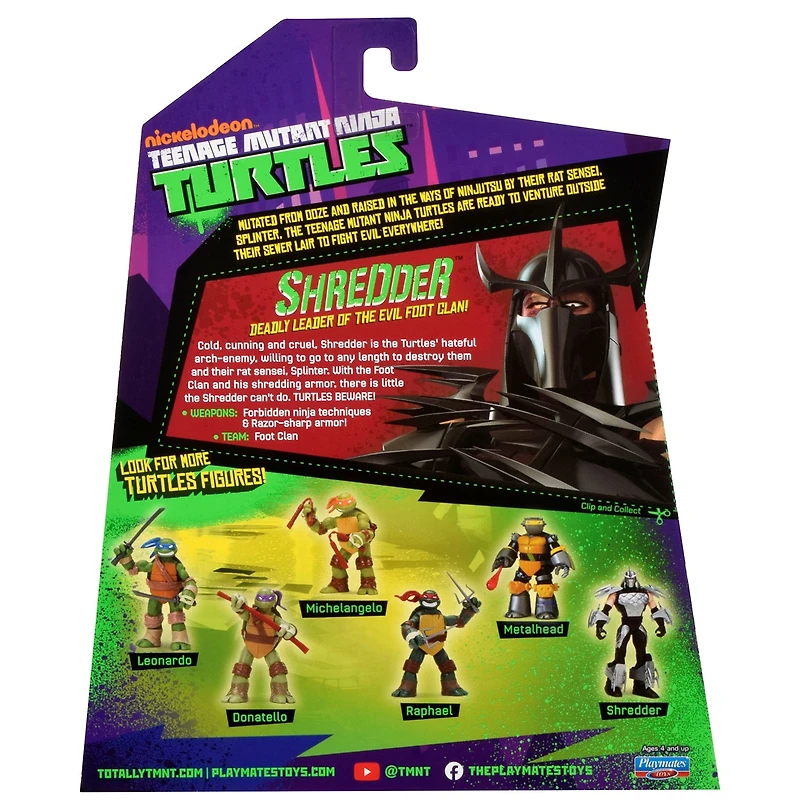 Teenage Mutant Ninja Turtles: Classic 2012 Shredder Basic Figure 