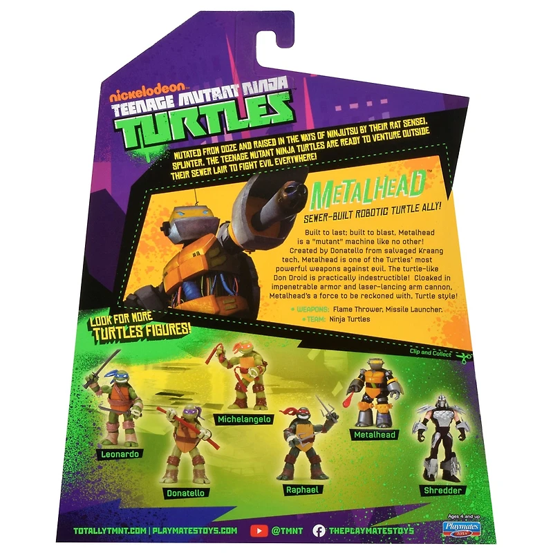 Teenage Mutant Ninja Turtles: Classic 2012 Metalhead Basic Figure  