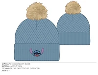Lilo and Stitch Embroidered Blue Beanie 