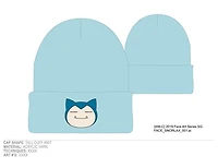 Pokemon Embroidered Snorlax Beanie 