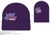 Pokemon Purple Gengar Beanie 