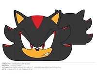 Bonnet 3D Sonic le Hérisson : Shadow - Taille unique 