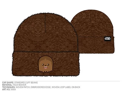 Star Wars Chewbacca Brown Beanie 