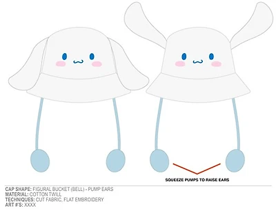 Sanrio Cinnamoroll Moving Ears Hat 