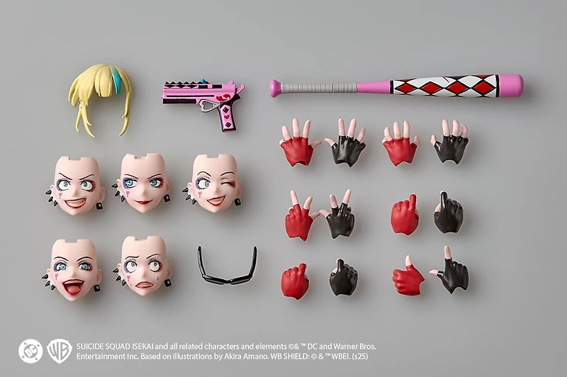 Revoltech Amazing Yamaguchi Harley Quinn Suicide Isekai Action Figure 