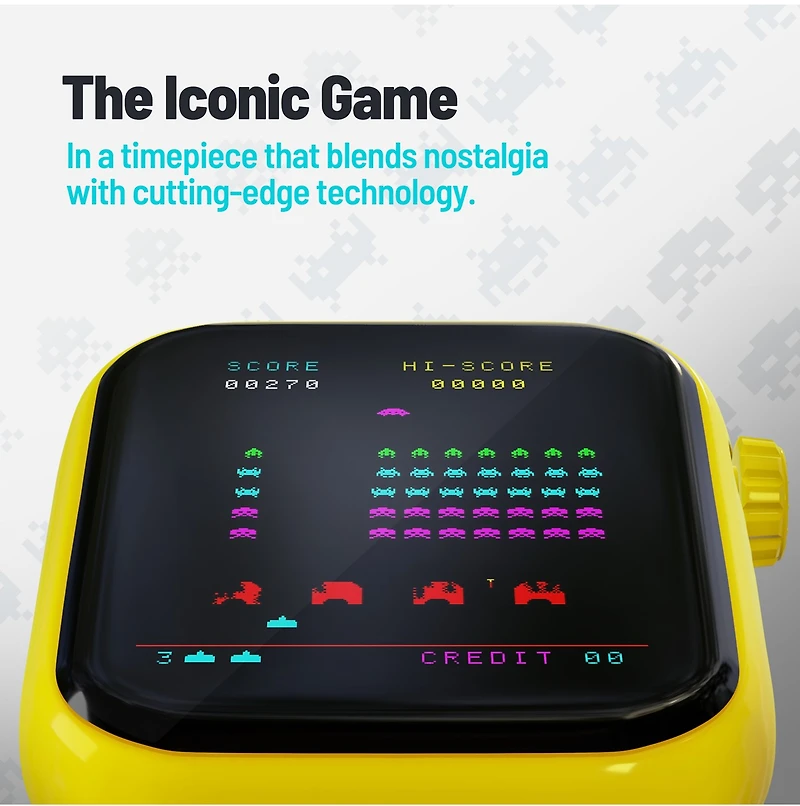 My Play Watch - Space Invaders (Yellow) 