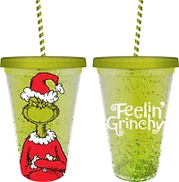 How the Grinch Stole Christmas: Grinch Glitter Straw Tumbler 