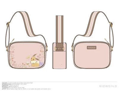 Pokemon: Eevee Floral Crossbody Bag 