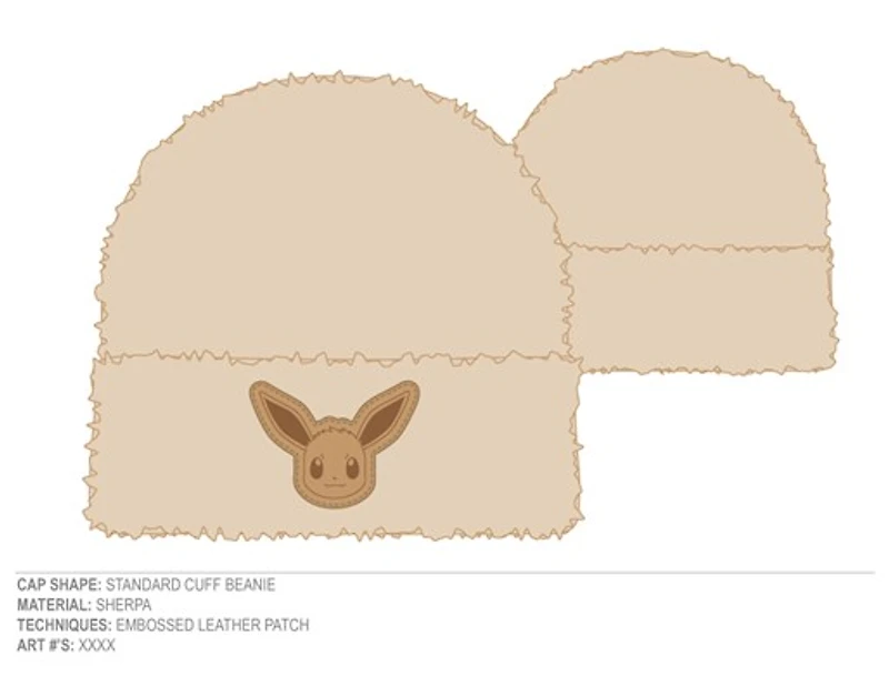 Pokemon Eevee Sherpa Beanie  