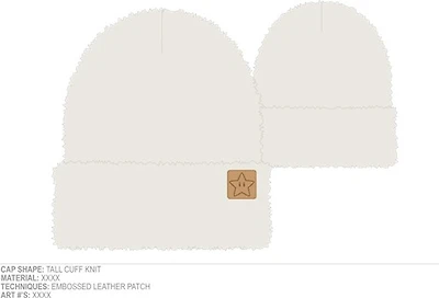 Super Mario Bros White Mohair Beanie 