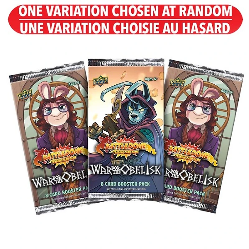 Neopets Battledome Trading Card Game War For The Obelisk Booster – One Variation Chosen at Random