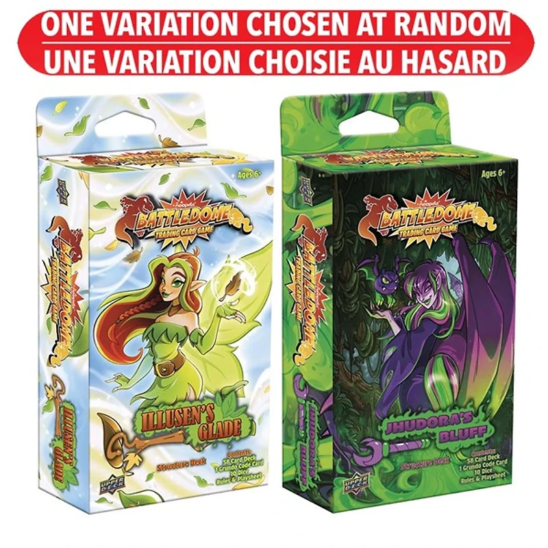 Neopets Battledome Trading Card Game Jhudora's Bluff & Illusen's Glade Structure Deck – Une variation choisie au hasard