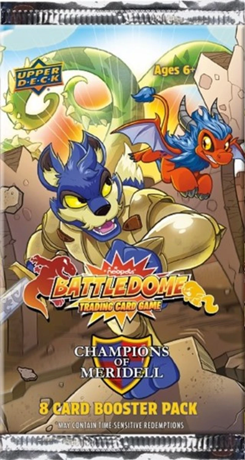 Neopets Battledome Trading Card Game Champions Of Meridell Booster 