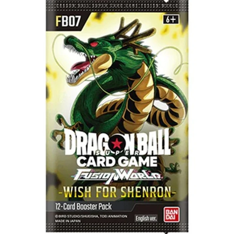 Dragon Ball Super - Fusion World Set 7 - Wish for Shenron Booster Pack