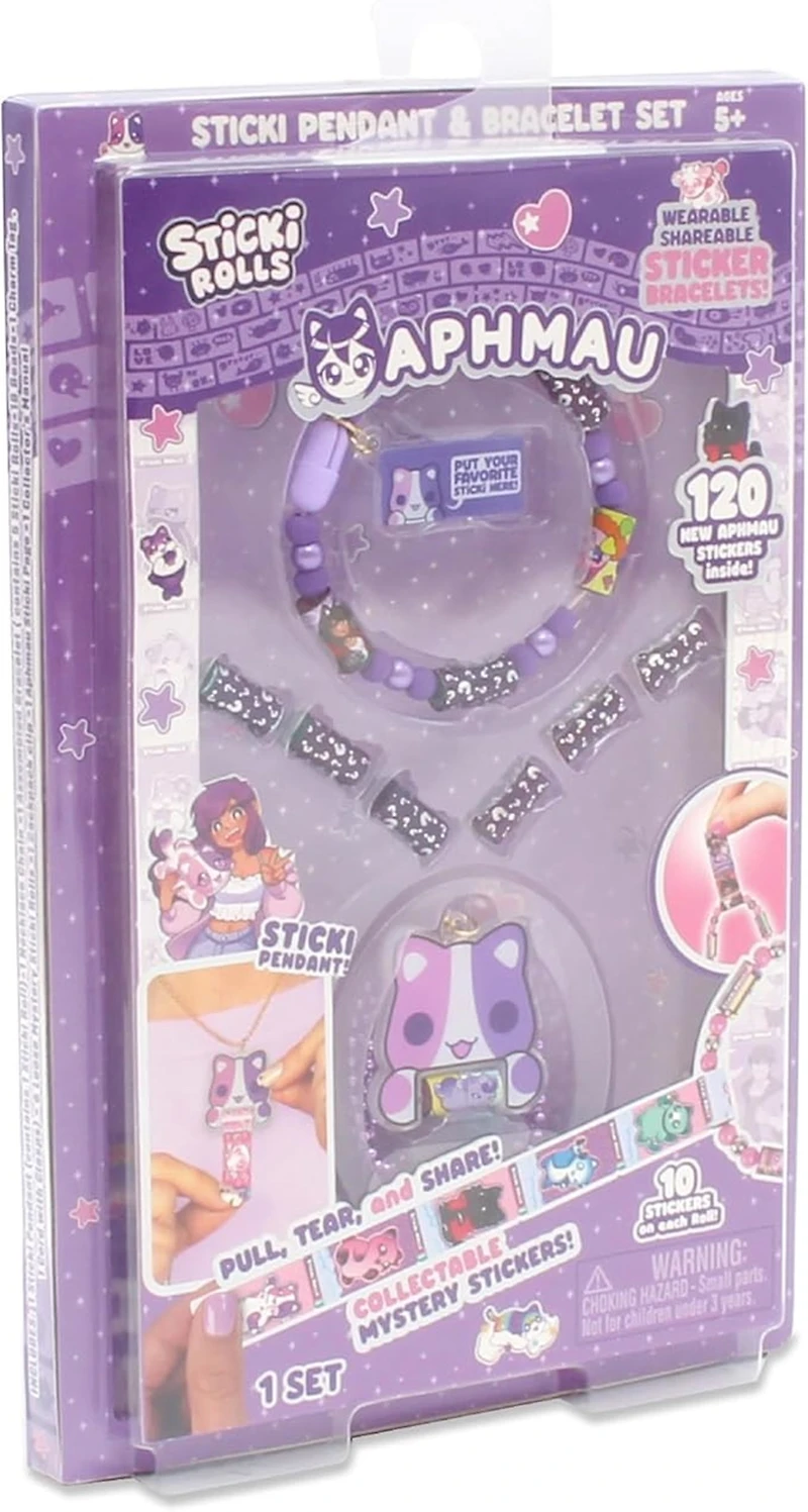 Sticki Rolls x Aphmau Pendant & Bracelet Set Limited Edition 