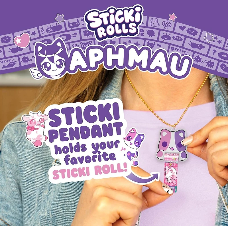 Sticki Rolls x Aphmau Pendant & Bracelet Set Limited Edition 