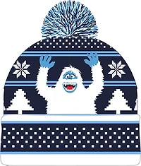 Rudolph the Red Nose Reindeer Yeti Beanie with Pom-Pom 