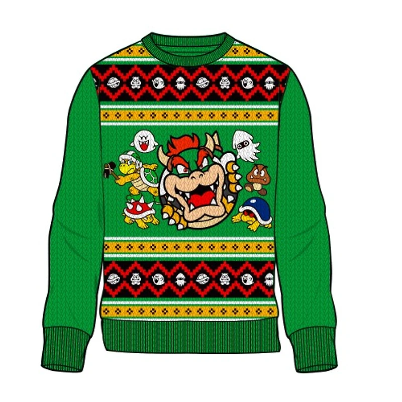 Super Mario Bros: Bowser Christmas Sweater