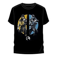 T-shirt noir Mortal Kombat