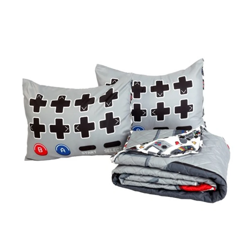 Gamer Comforter and Pillow Set