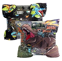 Oreiller et couverture Jurassic Park 