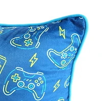 Coussin Gamer - Bleu 