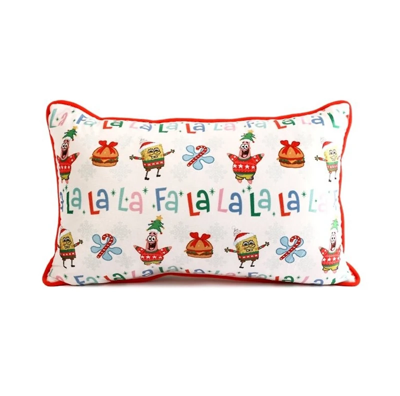 Spongebob Squarepants Holiday Lumbar Pillow