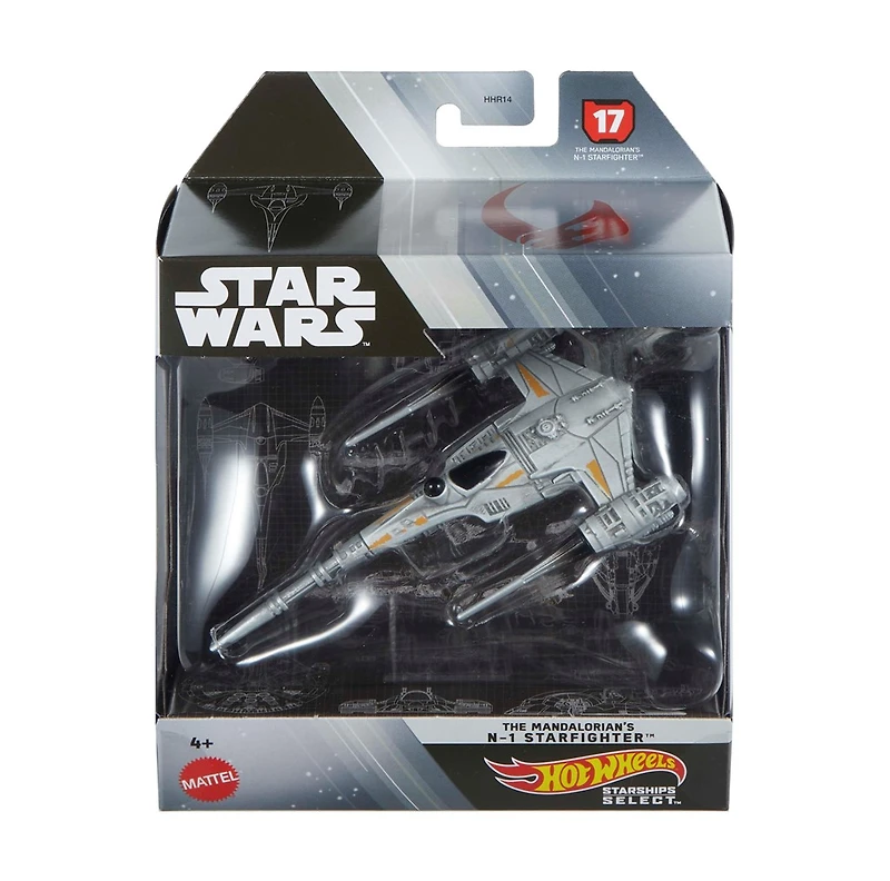 Hot Wheels - Star Wars Starships Select Collection - Assorted – One Variation Chosen at Random