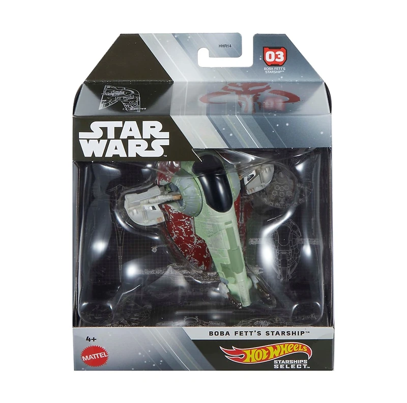 Hot Wheels - Star Wars Starships Select Collection - Assorted – One Variation Chosen at Random