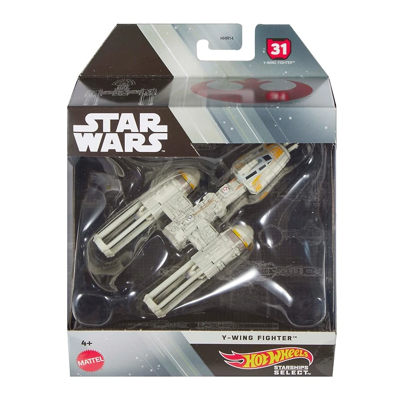 Hot Wheels - Star Wars Starships Select Collection - Assorted – One Variation Chosen at Random
