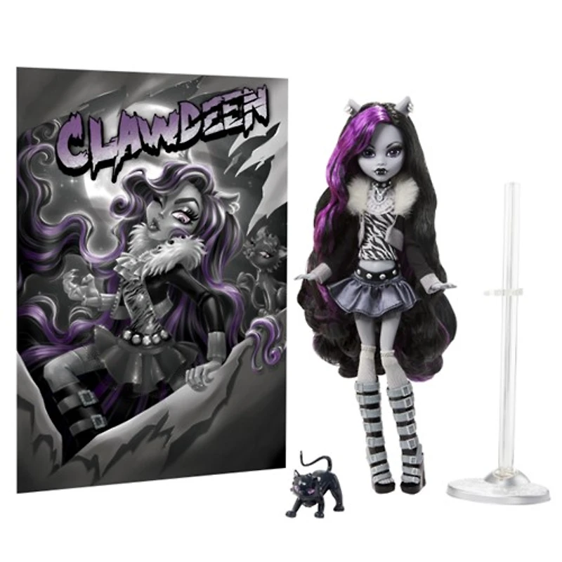 Monster High Reel Drama Clawdeen Wolf Doll 