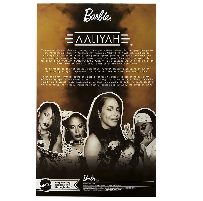Barbie Music Series Aaliyah Doll 