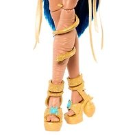 Monster High Cleo De Nile Fashion Doll With Pet Hissette And Accessories 