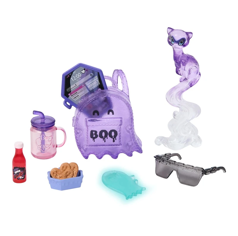 Monster High Spectra Vondergeist Fashion Doll With Pet Ferret Rhuen And Accessories