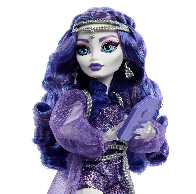 Monster High Spectra Vondergeist Fashion Doll With Pet Ferret Rhuen And Accessories